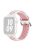 KALEBOL For Apple Watch 10 46mm / Ultra 2 / Ultra 49mm / 9 8 7 45mm / SE (2023) SE (2022) SE 6 5 4 44mm / 3 2 1 42mm Silicone Watch Band - White+Pink