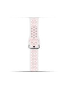 KALEBOL For Apple Watch 10 46mm / Ultra 2 / Ultra 49mm / 9 8 7 45mm / SE (2023) SE (2022) SE 6 5 4 44mm / 3 2 1 42mm Silicone Watch Band - White+Pink