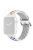 KALEBOL For Apple Watch 10 46mm / Ultra 2 / Ultra 49mm / 9 8 7 45mm / SE (2023) SE (2022) SE 6 5 4 44mm / 3 2 1 42mm Silicone Watch Band - White+Rainbow