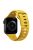 KALEBOL For Apple Watch 10 46mm / Ultra 2 / Ultra 49mm / 9 8 7 45mm / SE (2023) SE (2022) SE 6 5 4 44mm / 3 2 1 42mm Silicone Watch Band - Yellow