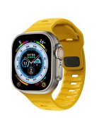 KALEBOL For Apple Watch 10 46mm / Ultra 2 / Ultra 49mm / 9 8 7 45mm / SE (2023) SE (2022) SE 6 5 4 44mm / 3 2 1 42mm Silicone Watch Band - Yellow