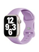 KALEBOL For Apple Watch 10 46mm / Ultra 2 / Ultra 49mm / 9 8 7 45mm / SE (2023) SE (2022) SE 6 5 4 44mm / 3 2 1 42mm Silicone Watch Band, Size: L - Purple