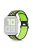 KALEBOL For Apple Watch 10 46mm / Ultra 2 / Ultra 49mm / 9 8 7 45mm / SE (2023) SE (2022) SE 6 5 4 44mm / 3 2 1 42mm Silicone Watch Strap - Black+Green