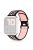 KALEBOL For Apple Watch 10 46mm / Ultra 2 / Ultra 49mm / 9 8 7 45mm / SE (2023) SE (2022) SE 6 5 4 44mm / 3 2 1 42mm Silicone Watch Strap - Black+Pink