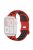 KALEBOL For Apple Watch 10 46mm / Ultra 2 / Ultra 49mm / 9 8 7 45mm / SE (2023) SE (2022) SE 6 5 4 44mm / 3 2 1 42mm Silicone Watch Strap - Red+Black