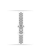 KALEBOL For Apple Watch 10 46mm / Ultra 2 / Ultra 49mm / 9 8 7 45mm / SE (2023) SE (2022) SE 6 5 4 44mm / 3 2 1 42mm Silicone Watch Strap - White+Black