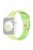 KALEBOL For Apple Watch 10 46mm / Ultra 2 / Ultra 49mm / 9 8 7 45mm / SE (2023) SE (2022) SE 6 5 4 44mm / 3 2 1 42mm Silicone Watch Straps, Size: S / M - Green