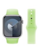 KALEBOL For Apple Watch 10 46mm / Ultra 2 / Ultra 49mm / 9 8 7 45mm / SE (2023) SE (2022) SE 6 5 4 44mm / 3 2 1 42mm Silicone Watch Straps, Size: S / M - Green