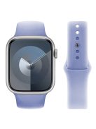 KALEBOL For Apple Watch 10 46mm / Ultra 2 / Ultra 49mm / 9 8 7 45mm / SE (2023) SE (2022) SE 6 5 4 44mm / 3 2 1 42mm Silicone Watch Straps, Size: S / M - Lavender Purple