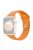 KALEBOL For Apple Watch 10 46mm / Ultra 2 / Ultra 49mm / 9 8 7 45mm / SE (2023) SE (2022) SE 6 5 4 44mm / 3 2 1 42mm Silicone Watch Straps, Size: S / M - Orange