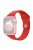 KALEBOL For Apple Watch 10 46mm / Ultra 2 / Ultra 49mm / 9 8 7 45mm / SE (2023) SE (2022) SE 6 5 4 44mm / 3 2 1 42mm Silicone Watch Straps, Size: S / M - Red