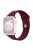 KALEBOL For Apple Watch 10 46mm / Ultra 2 / Ultra 49mm / 9 8 7 45mm / SE (2023) SE (2022) SE 6 5 4 44mm / 3 2 1 42mm Silicone Watch Straps, Size: S / M - Wine Red