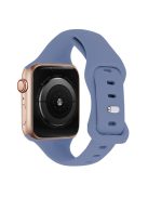 KALEBOL For Apple Watch 10 46mm / Ultra 2 / Ultra 49mm / 9 8 7 45mm / SE (2023) SE (2022) SE 6 5 4 44mm / 3 2 1 42mm Slim Silicone Band - Lavender Grey