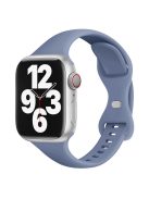 KALEBOL For Apple Watch 10 46mm / Ultra 2 / Ultra 49mm / 9 8 7 45mm / SE (2023) SE (2022) SE 6 5 4 44mm / 3 2 1 42mm Slim Silicone Band - Lavender Grey