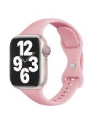 KALEBOL For Apple Watch 10 46mm / Ultra 2 / Ultra 49mm / 9 8 7 45mm / SE (2023) SE (2022) SE 6 5 4 44mm / 3 2 1 42mm Slim Silicone Band - Light Pink