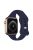 KALEBOL For Apple Watch 10 46mm / Ultra 2 / Ultra 49mm / 9 8 7 45mm / SE (2023) SE (2022) SE 6 5 4 44mm / 3 2 1 42mm Slim Silicone Band - Midnight Blue