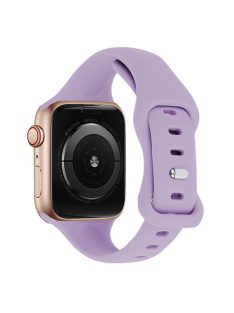   KALEBOL For Apple Watch 10 46mm / Ultra 2 / Ultra 49mm / 9 8 7 45mm / SE (2023) SE (2022) SE 6 5 4 44mm / 3 2 1 42mm Slim Silicone Band - Purple