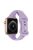 KALEBOL For Apple Watch 10 46mm / Ultra 2 / Ultra 49mm / 9 8 7 45mm / SE (2023) SE (2022) SE 6 5 4 44mm / 3 2 1 42mm Slim Silicone Band - Purple