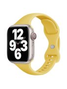 KALEBOL For Apple Watch 10 46mm / Ultra 2 / Ultra 49mm / 9 8 7 45mm / SE (2023) SE (2022) SE 6 5 4 44mm / 3 2 1 42mm Slim Silicone Band - Yellow