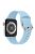 KALEBOL For Apple Watch 10 46mm / Ultra 2 / Ultra 49mm / 9 8 7 45mm / SE (2023) SE (2022) SE 6 5 4 44mm / 3 2 1 42mm Sporty Silicone Band - Baby Blue