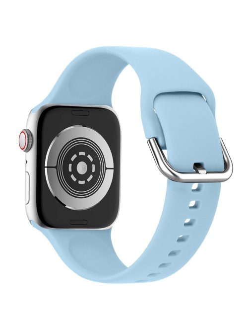 KALEBOL For Apple Watch 10 46mm / Ultra 2 / Ultra 49mm / 9 8 7 45mm / SE (2023) SE (2022) SE 6 5 4 44mm / 3 2 1 42mm Sporty Silicone Band - Baby Blue