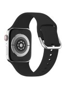 KALEBOL For Apple Watch 10 46mm / Ultra 2 / Ultra 49mm / 9 8 7 45mm / SE (2023) SE (2022) SE 6 5 4 44mm / 3 2 1 42mm Sporty Silicone Band - Black