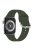 KALEBOL For Apple Watch 10 46mm / Ultra 2 / Ultra 49mm / 9 8 7 45mm / SE (2023) SE (2022) SE 6 5 4 44mm / 3 2 1 42mm Sporty Silicone Band - Blackish Green