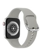 KALEBOL For Apple Watch 10 46mm / Ultra 2 / Ultra 49mm / 9 8 7 45mm / SE (2023) SE (2022) SE 6 5 4 44mm / 3 2 1 42mm Sporty Silicone Band - Grey