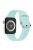 KALEBOL For Apple Watch 10 46mm / Ultra 2 / Ultra 49mm / 9 8 7 45mm / SE (2023) SE (2022) SE 6 5 4 44mm / 3 2 1 42mm Sporty Silicone Band - Light Green