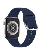 KALEBOL For Apple Watch 10 46mm / Ultra 2 / Ultra 49mm / 9 8 7 45mm / SE (2023) SE (2022) SE 6 5 4 44mm / 3 2 1 42mm Sporty Silicone Band - Midnight Blue