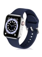 KALEBOL For Apple Watch 10 46mm / Ultra 2 / Ultra 49mm / 9 8 7 45mm / SE (2023) SE (2022) SE 6 5 4 44mm / 3 2 1 42mm Sporty Silicone Band - Midnight Blue