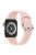 KALEBOL For Apple Watch 10 46mm / Ultra 2 / Ultra 49mm / 9 8 7 45mm / SE (2023) SE (2022) SE 6 5 4 44mm / 3 2 1 42mm Sporty Silicone Band - Pink