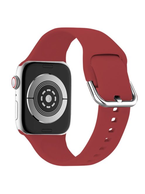 KALEBOL For Apple Watch 10 46mm / Ultra 2 / Ultra 49mm / 9 8 7 45mm / SE (2023) SE (2022) SE 6 5 4 44mm / 3 2 1 42mm Sporty Silicone Band - Red