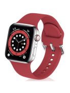 KALEBOL For Apple Watch 10 46mm / Ultra 2 / Ultra 49mm / 9 8 7 45mm / SE (2023) SE (2022) SE 6 5 4 44mm / 3 2 1 42mm Sporty Silicone Band - Red