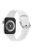 KALEBOL For Apple Watch 10 46mm / Ultra 2 / Ultra 49mm / 9 8 7 45mm / SE (2023) SE (2022) SE 6 5 4 44mm / 3 2 1 42mm Sporty Silicone Band - White