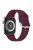 KALEBOL For Apple Watch 10 46mm / Ultra 2 / Ultra 49mm / 9 8 7 45mm / SE (2023) SE (2022) SE 6 5 4 44mm / 3 2 1 42mm Sporty Silicone Band - Wine Red