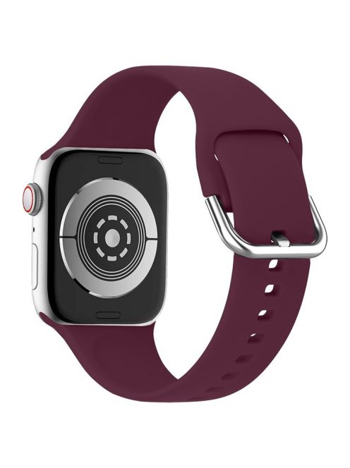 KALEBOL For Apple Watch 10 46mm / Ultra 2 / Ultra 49mm / 9 8 7 45mm / SE (2023) SE (2022) SE 6 5 4 44mm / 3 2 1 42mm Sporty Silicone Band - Wine Red