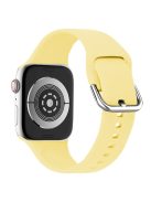 KALEBOL For Apple Watch 10 46mm / Ultra 2 / Ultra 49mm / 9 8 7 45mm / SE (2023) SE (2022) SE 6 5 4 44mm / 3 2 1 42mm Sporty Silicone Band - Yellow