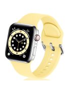 KALEBOL For Apple Watch 10 46mm / Ultra 2 / Ultra 49mm / 9 8 7 45mm / SE (2023) SE (2022) SE 6 5 4 44mm / 3 2 1 42mm Sporty Silicone Band - Yellow