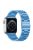 KALEBOL For Apple Watch 10 46mm / Ultra 2 / Ultra 49mm / 9 8 7 45mm / SE (2023) SE (2022) SE 6 5 4 44mm / 3 2 1 42mm Stainless Steel Strap - Blue