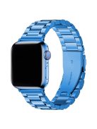 KALEBOL For Apple Watch 10 46mm / Ultra 2 / Ultra 49mm / 9 8 7 45mm / SE (2023) SE (2022) SE 6 5 4 44mm / 3 2 1 42mm Stainless Steel Strap - Blue