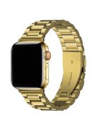 KALEBOL For Apple Watch 10 46mm / Ultra 2 / Ultra 49mm / 9 8 7 45mm / SE (2023) SE (2022) SE 6 5 4 44mm / 3 2 1 42mm Stainless Steel Strap - Gold