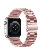 KALEBOL For Apple Watch 10 46mm / Ultra 2 / Ultra 49mm / 9 8 7 45mm / SE (2023) SE (2022) SE 6 5 4 44mm / 3 2 1 42mm Stainless Steel Strap - Rose Pink