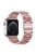 KALEBOL For Apple Watch 10 46mm / Ultra 2 / Ultra 49mm / 9 8 7 45mm / SE (2023) SE (2022) SE 6 5 4 44mm / 3 2 1 42mm Stainless Steel Strap - Rose Pink