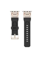 KALEBOL For Apple Watch 10 46mm / Ultra 2 / Ultra 49mm / 9 8 7 45mm / SE (2023) SE (2022) SE 6 5 4 44mm / 3 2 1 42mm TPU Watch Band - Black