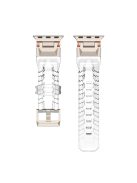 KALEBOL For Apple Watch 10 46mm / Ultra 2 / Ultra 49mm / 9 8 7 45mm / SE (2023) SE (2022) SE 6 5 4 44mm / 3 2 1 42mm TPU Watch Band - Transparent