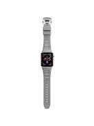 KALEBOL For Apple Watch 10 46mm / Ultra 2 / Ultra 49mm / 9 8 7 45mm / SE (2023) SE (2022) SE 6 5 4 44mm / 3 2 1 42mm Watch Band - Grey / Silver Buckle