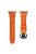 KALEBOL For Apple Watch 10 46mm / Ultra 2 / Ultra 49mm / 9 8 7 45mm / SE (2023) SE (2022) SE 6 5 4 44mm / 3 2 1 42mm Watch Band - Orange / Black Buckle