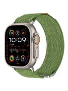 KALEBOL For Apple Watch 10 46mm / Ultra 2 / Ultra 49mm / 9 8 7 45mm / SE (2023) SE (2022) SE 6 5 4 44mm / 3 2 1 42mm Watch Band Nylon Loop Strap - Army Green