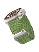 KALEBOL For Apple Watch 10 46mm / Ultra 2 / Ultra 49mm / 9 8 7 45mm / SE (2023) SE (2022) SE 6 5 4 44mm / 3 2 1 42mm Watch Band Nylon Loop Strap - Army Green